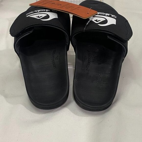 Quiksilver Sunset Slide Adjust Black Sandals Youth 12 / EU 29 - Picture 7 of 9